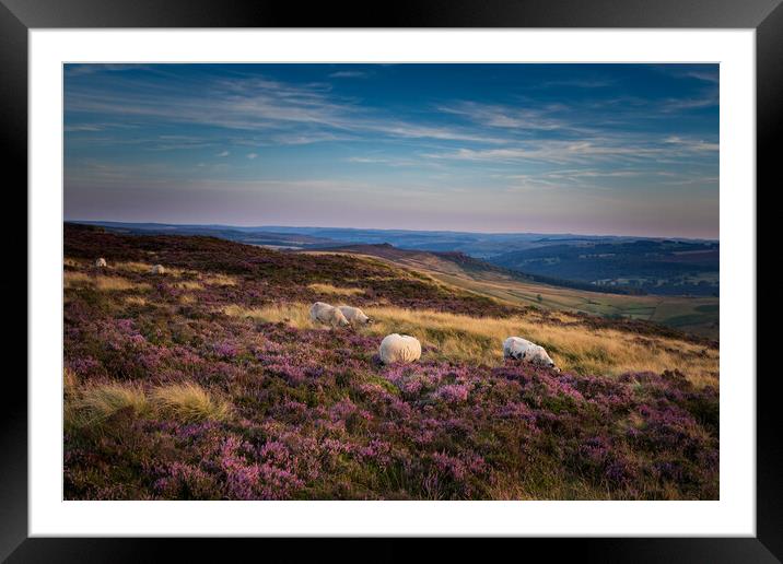 Peak district National Park Framed Mounted Print by chris smith