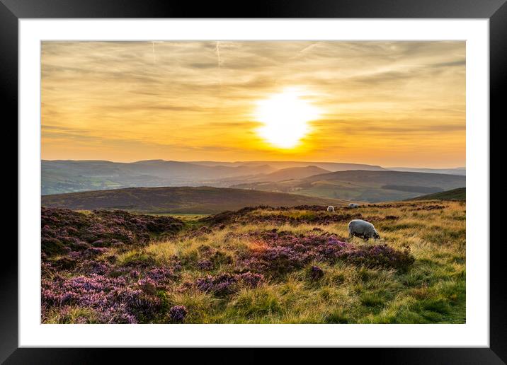 Peak district National Park Framed Mounted Print by chris smith