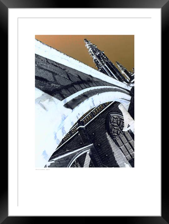 Cathedral of St Mary of the Sede, Seville. Framed Mounted Print by Michael Angus