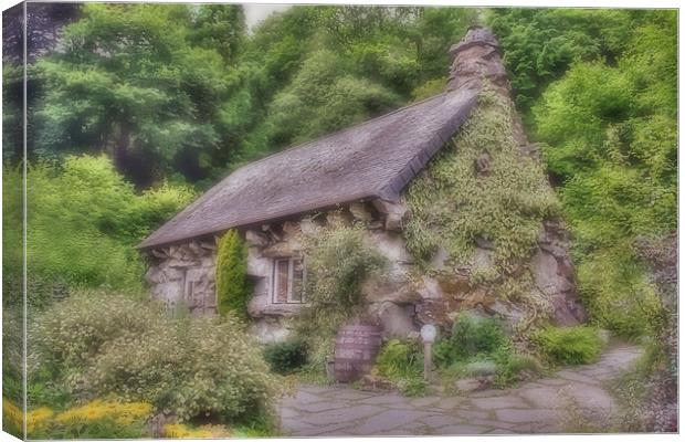 The Ugly House Canvas Print by Ian Jeffrey