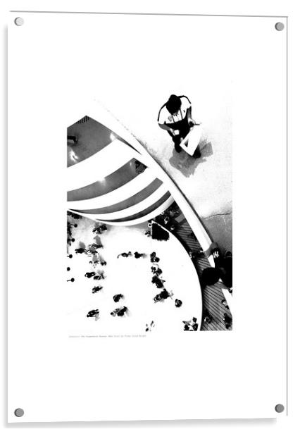 Interior: The Guggenheim Museum, New York  Acrylic by Michael Angus