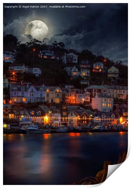 Moonlight Print by Nigel Hatton