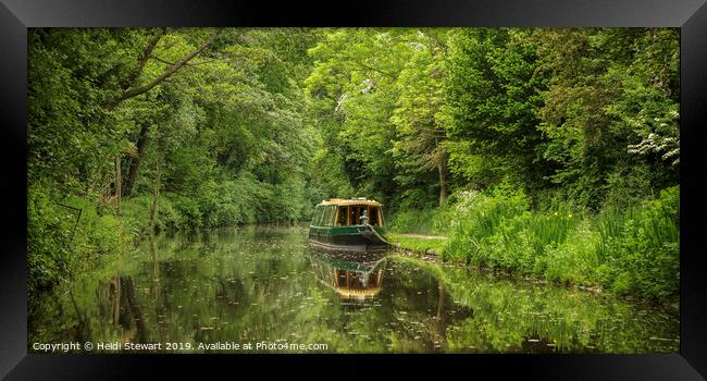 Monmouthshire and Brecon Canal Framed Print by Heidi Stewart