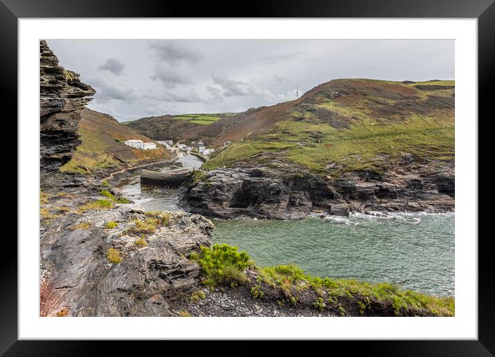 Boscastle North Cornwall  Framed Mounted Print by chris smith