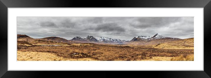 Rannoch Moor landscape Framed Mounted Print by chris smith