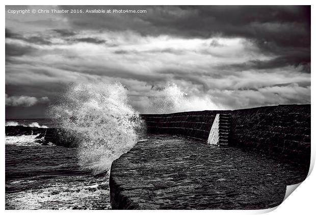 Waves over the Cobb Print by Chris Thaxter