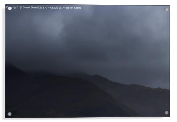 Rainy, Misty Morning in Glencoe Acrylic by Derek Daniel