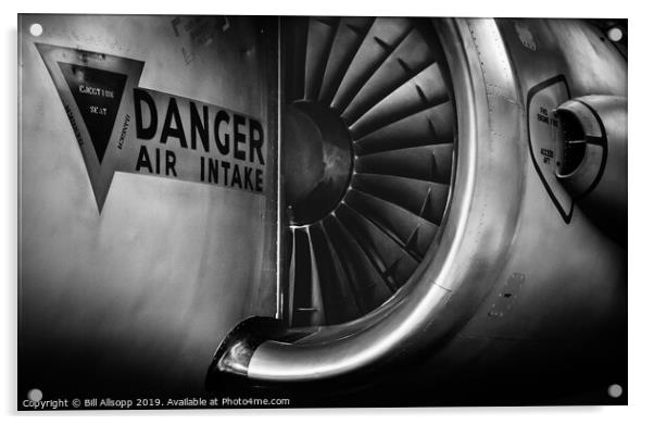 Danger - Air Intake. Acrylic by Bill Allsopp