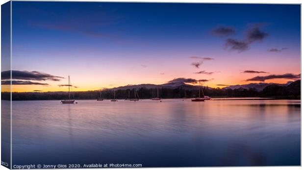 Ambleside at Sunset  Canvas Print by Jonny Gios