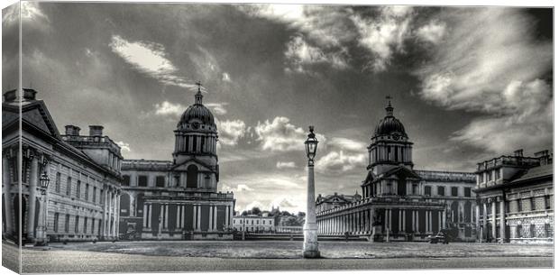 Old Royal Naval College - Greenwich Canvas Print by Victoria Limerick
