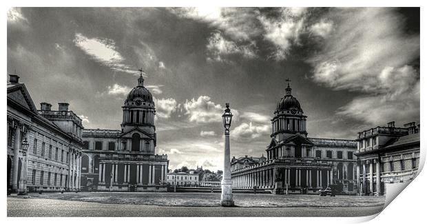 Old Royal Naval College - Greenwich Print by Victoria Limerick