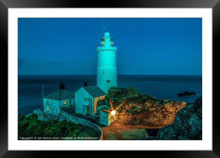 Guiding Light Framed Mounted Print by Ian Stone