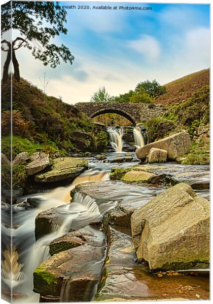The Romantic and beautiful Three Shires Head Canvas Print by Andrew Heath