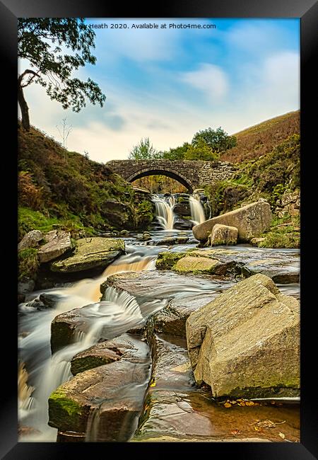 The Romantic and beautiful Three Shires Head Framed Print by Andrew Heath