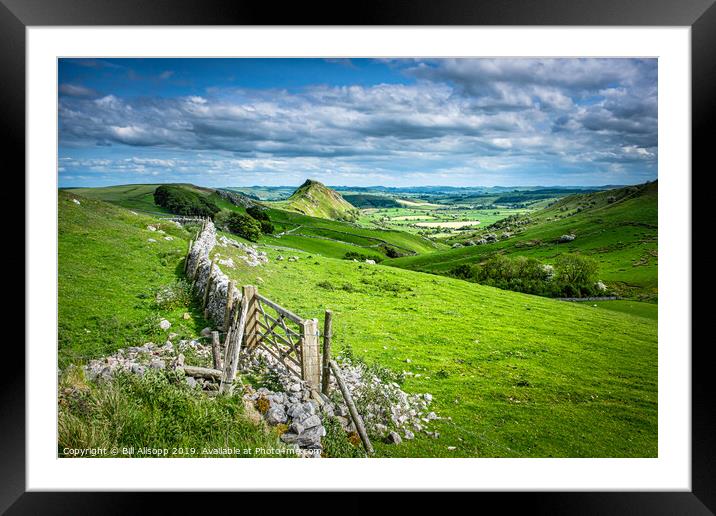 View to Chrome Hill. Framed Mounted Print by Bill Allsopp