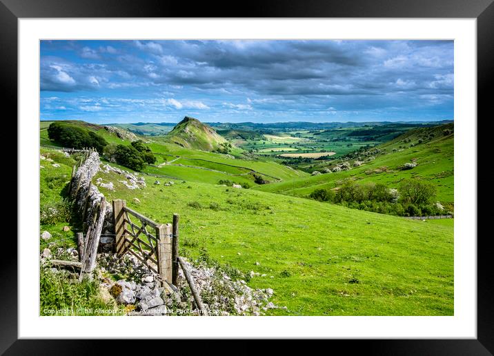 Chrome Hill in Derbyshire. Framed Mounted Print by Bill Allsopp