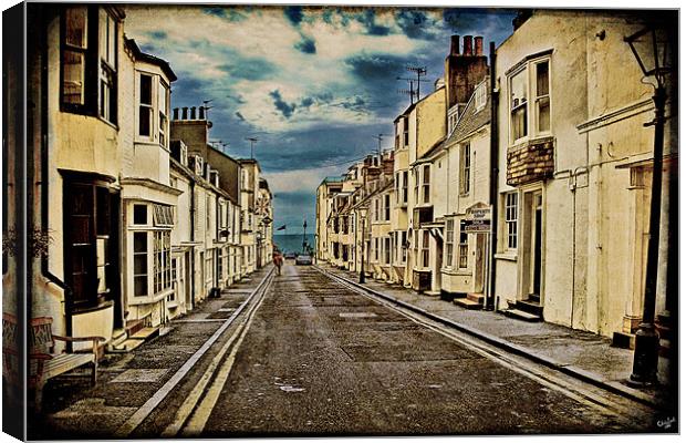 Down To The Sea Canvas Print by Chris Lord