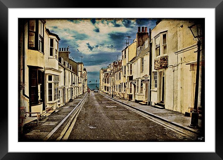 Down To The Sea Framed Mounted Print by Chris Lord