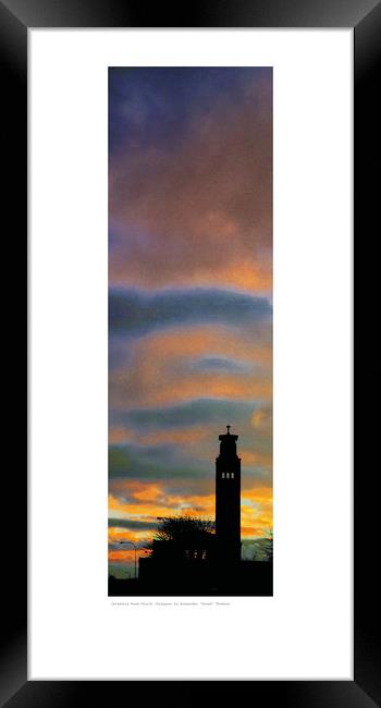 Caledonia Road Church, Glasgow (Scotland) Framed Print by Michael Angus