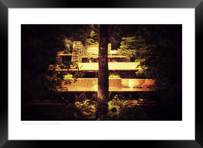 F.L.Wright’s Falling Water,  Pennsylvania (USA) Framed Print by Michael Angus
