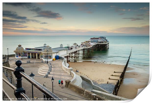 Sunset at Cromer pier. Print by Bill Allsopp