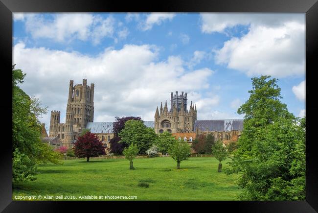 Ely Cathedral Framed Print by Allan Bell