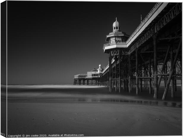 The North Pier, Blackpool Canvas Print by jim cooke
