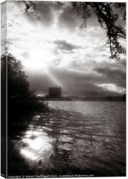 Threave Castle in infrared Canvas Print by Robert MacDowall