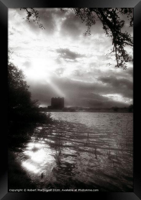 Threave Castle in infrared Framed Print by Robert MacDowall