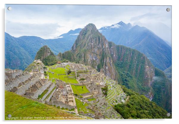 Machu Picchu Acrylic by Graham Prentice