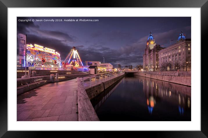Liverpool canal Link. Framed Mounted Print by Jason Connolly