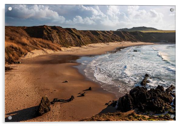 Whistling sands Acrylic by Rory Trappe