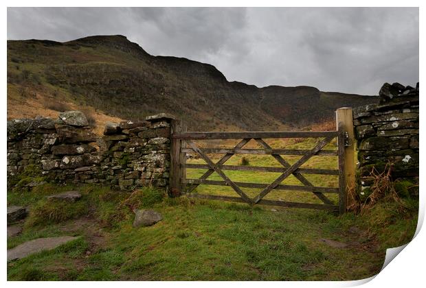 The gateway to Craig Cerrig-gleisiad Print by Leighton Collins