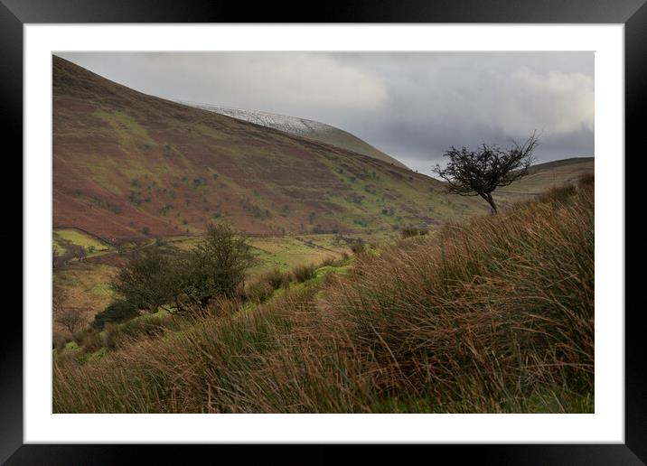 The Brecon Beacons in South Wales Framed Mounted Print by Leighton Collins