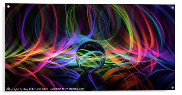 Ball of Light Acrylic by Ray Pritchard
