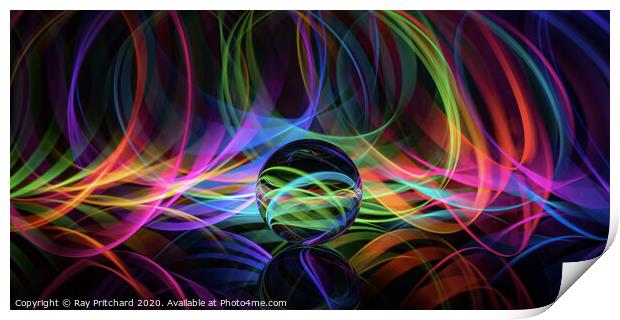 Ball of Light Print by Ray Pritchard