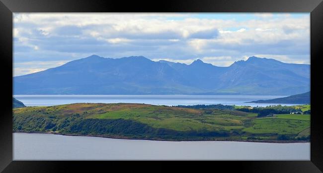 Isle of Arran mountains Framed Print by Allan Durward Photography