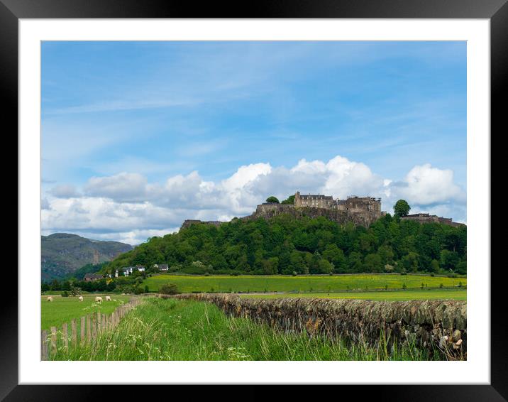 Stirling Castle. Framed Mounted Print by Tommy Dickson