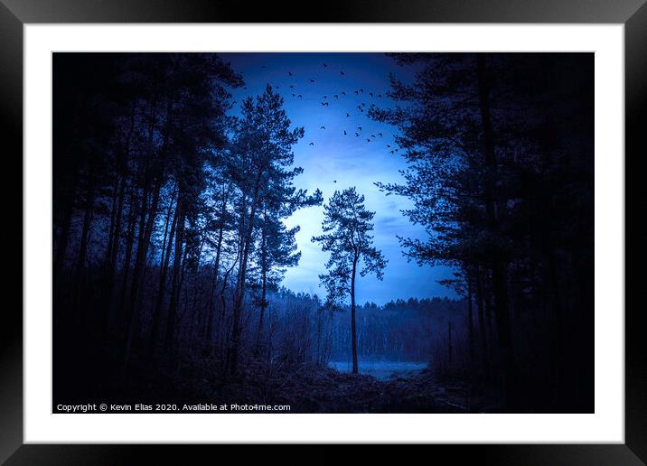 TWILIGHT Framed Mounted Print by Kevin Elias