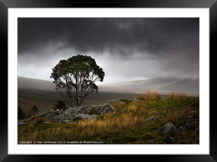 Brecon Beacons Moorland Framed Mounted Print by Alan Jenkinson