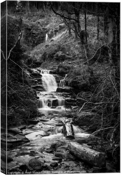 Nant Bwrefwr Brook Brecon Beacons Canvas Print by Heidi Stewart