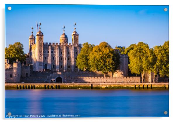 The Tower of London Acrylic by Hiran Perera