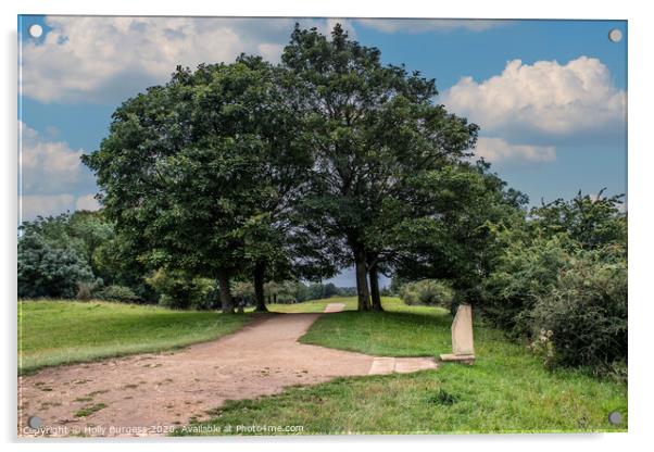 Quintessential Cotswold: Broadway's Rustic Charm Acrylic by Holly Burgess