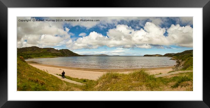 Gruinard Bay, Wester Ross, Scotland. Framed Mounted Print by Robert Murray