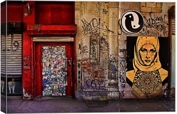 West Village Wall Canvas Print by Chris Lord