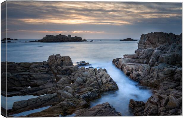 Guernsey Sunset Canvas Print by chris smith