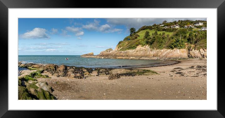 Combe martin Framed Mounted Print by chris smith