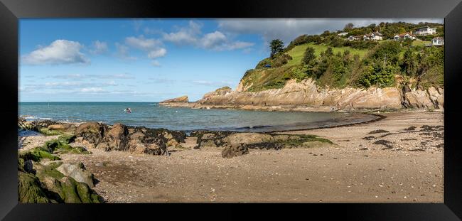 Combe martin Framed Print by chris smith