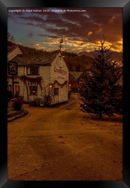 Crumplehorn Inn Framed Print by Nigel Hatton