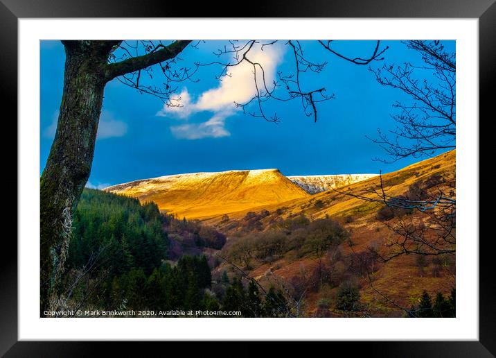 Brecon Beacons 1 Framed Mounted Print by Mark Brinkworth